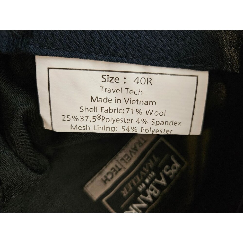 Jos. A. Bank Men Wool Blend Slim Fit Traveler Tech Pants 40R (38R) Hemmed 30.5"L - Picture 8 of 8